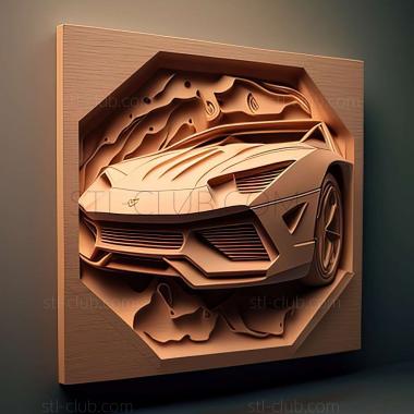 3D модель Lamborghini Portofino (STL)